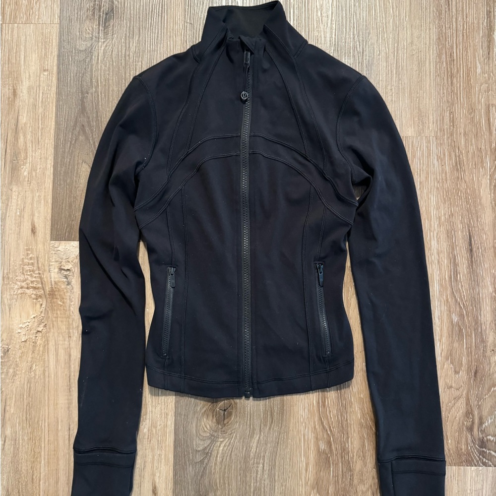 lululemon black define jacket luon, size 2